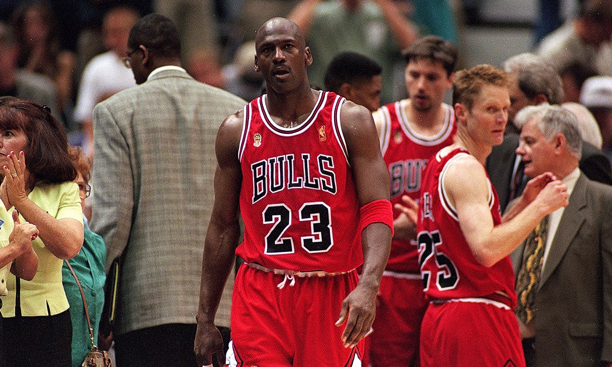 michael jordan red jersey